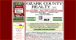 Desktop Screenshot of ozarkcountyrealty.com